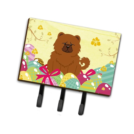 Jensendistributionservices Easter Eggs Chow Chow Red Leash or Key Holder MI2088074